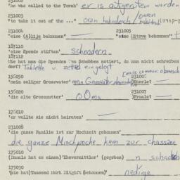 Western questionnaire, answ...