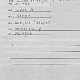 Eastern questionnaire, answ...