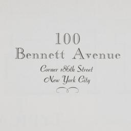 100 Bennett Avenue