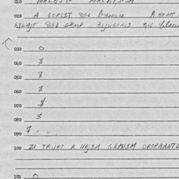 Eastern questionnaire, answ...