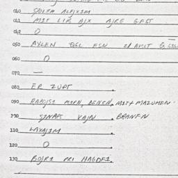 Eastern questionnaire, answ...