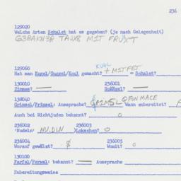 Western questionnaire, answ...
