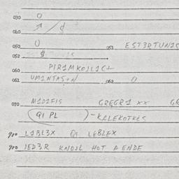 Eastern questionnaire, answ...