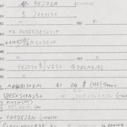 Eastern questionnaire, answ...