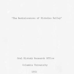 Reminiscences of Nicholas K...