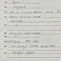 Eastern questionnaire, answ...