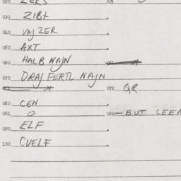 Eastern questionnaire, answ...