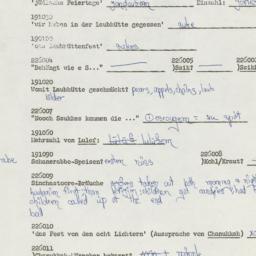 Western questionnaire, answ...