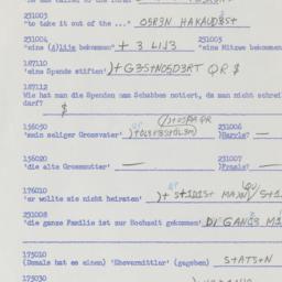 Western questionnaire, answ...