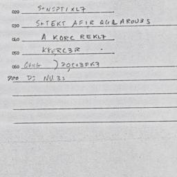 Eastern questionnaire, answ...