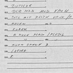 Eastern questionnaire, answ...
