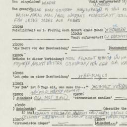 Western questionnaire, answ...