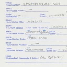 Western questionnaire, answ...