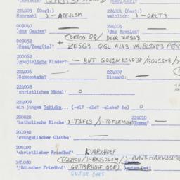 Western questionnaire, answ...