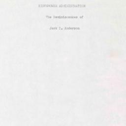 Reminiscences of Jack Z. An...