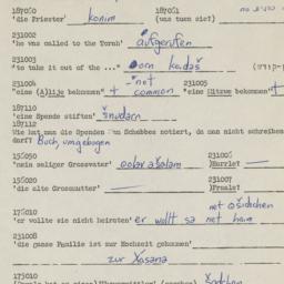 Western questionnaire, answ...