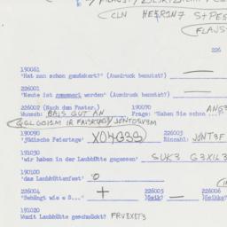 Western questionnaire, answ...