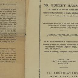 Hubert H. Harrison, circa 1...