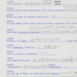 Western questionnaire, answ...