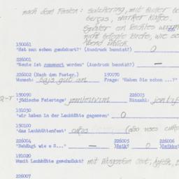 Western questionnaire, answ...