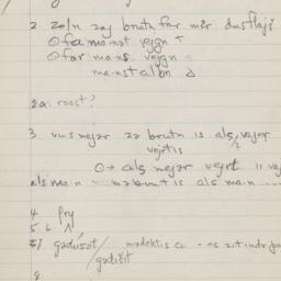 Eastern questionnaire, blue...