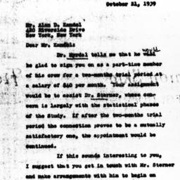 Letter from Charles Dollard...