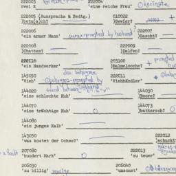 Western questionnaire, answ...
