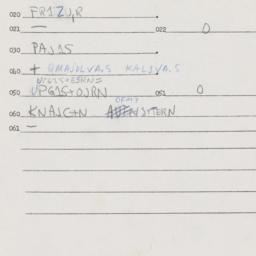 Eastern questionnaire, answ...