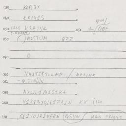 Eastern questionnaire, answ...