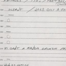 Eastern questionnaire, answ...