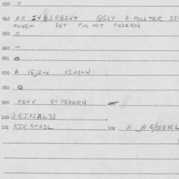 Eastern questionnaire, answ...