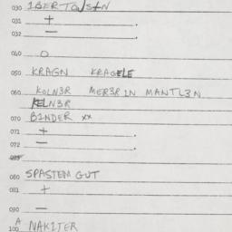 Eastern questionnaire, answ...