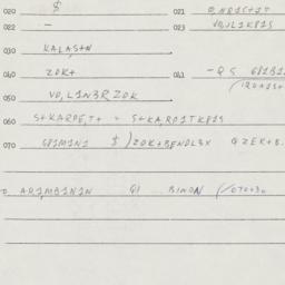 Eastern questionnaire, answ...