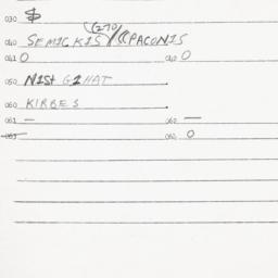 Eastern questionnaire, answ...