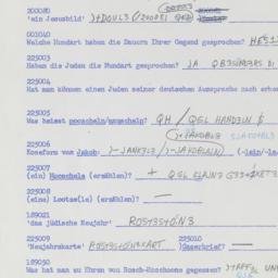 Western questionnaire, answ...