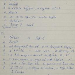 Eastern questionnaire, blue...