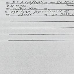 Eastern questionnaire, answ...