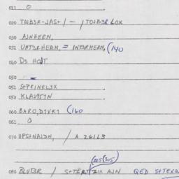 Eastern questionnaire, answ...