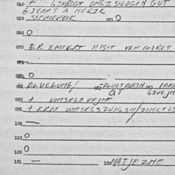 Eastern questionnaire, answ...
