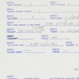 Western questionnaire, answ...