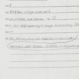 Eastern questionnaire, answ...