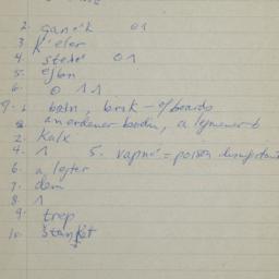 Eastern questionnaire, blue...