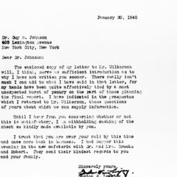Letter from Gordon W. Lovej...