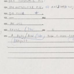 Eastern questionnaire, answ...