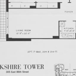 Yorkshire Tower, 305 E. 86 ...