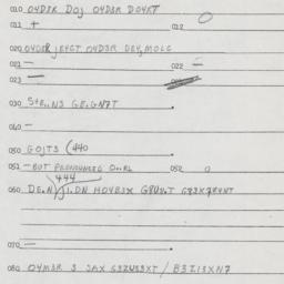 Eastern questionnaire, answ...