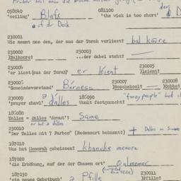 Western questionnaire, answ...