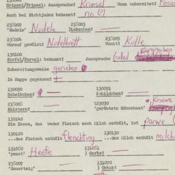Western questionnaire, answ...