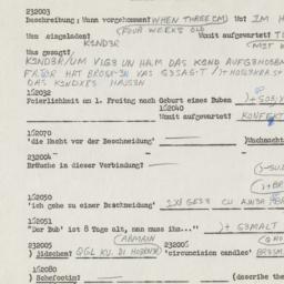 Western questionnaire, answ...