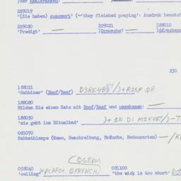 Western questionnaire, answ...